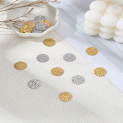 20шт 2 цвета подвески из нержавеющей стали STAS-LP0004-29-1