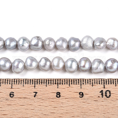 Нити из натурального культивированного пресноводного жемчуга PEAR-N014-06H-1