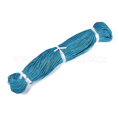 Круглый вощеный полиэфирный шнур&nbsp;YC-R135-1.5mm-01D-1