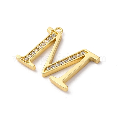 Подвеска из латуни с микропаве из кубического циркония KK-H449-76G-12-1