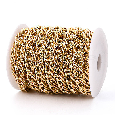 Алюминиевые двухцветные ромбовидные цепи CHA-N004-05G-1