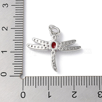 Латунные микро проложить кубического циркония подвески ZIRC-H102-05B-P-1