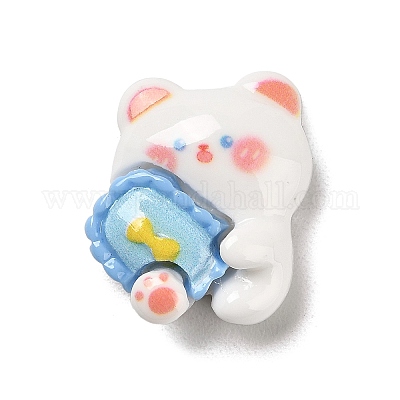 Непрозрачные кабошоны из смолы RESI-Z012-02B-1