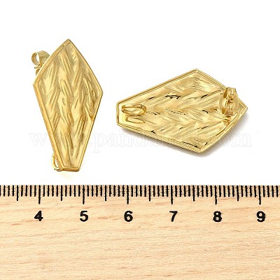 Фурнитура для сережек-гвоздиков из нержавеющей стали 304 STAS-B087-08C-G-1