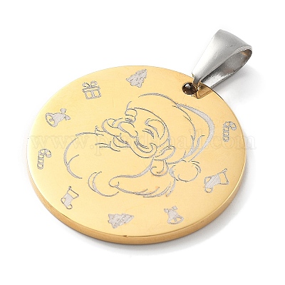 Рождественские ионное покрытие (IP) 304 подвески из нержавеющей стали STAS-Z098-27G-1