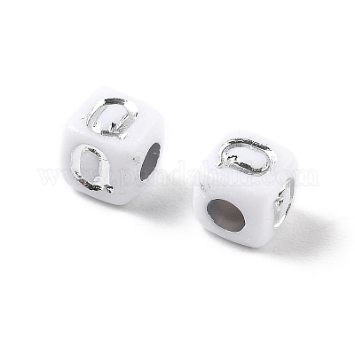 Непрозрачные акриловые бусины OACR-D282-06Q-1