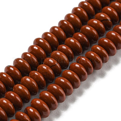 Натуральные красные яшмы бусы пряди G-K343-C07-01-1