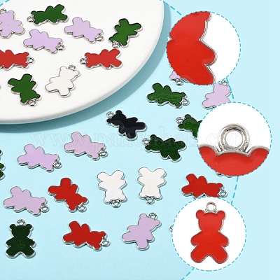 36 шт. Подвески из сплава с эмалью ENAM-FS0002-88P-1