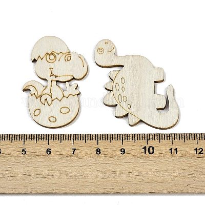 25 шт. необработанных деревянных вырезов WOOD-P020-01C-1