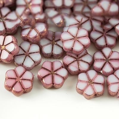 Чешские стеклянные бусины в старинном стиле&nbsp;GLAA-CJC0001-05D-1