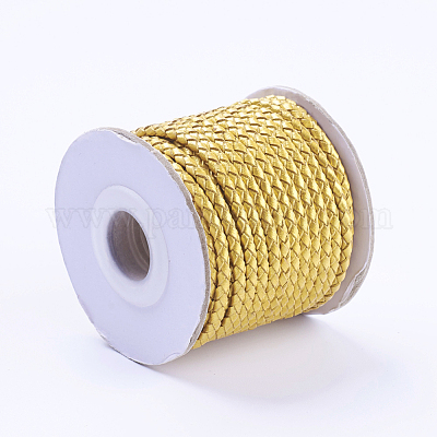 Круглые шнуры плетеный коровьей WL-L009-01Z-1