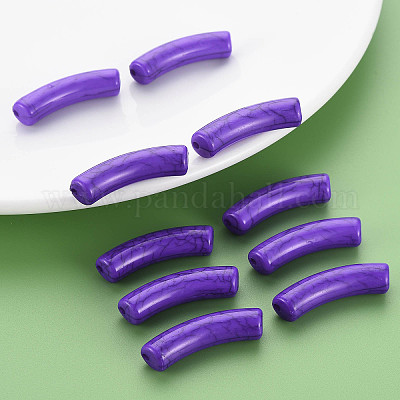 Непрозрачные акриловые бусины с краклеем X1-MACR-S372-002N-004-1