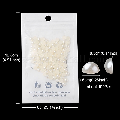 Абс пластмассовые кабошоны&nbsp;OACR-YW0001-36B-1