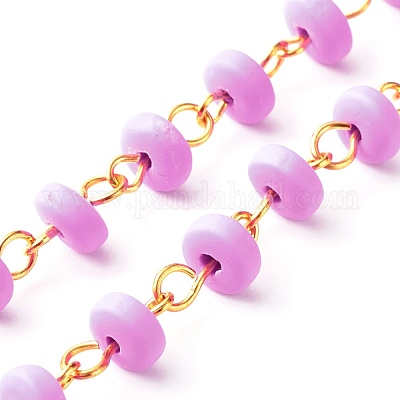 Цепочка из полимерной глины ручной работы AJEW-JB00999-1