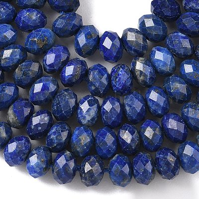 Natürliche Lapislazuli Perlenstränge&nbsp;G-D344-A17-1
