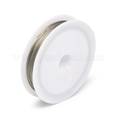 Устойчивая к потускнению фурнитура для самодельных ювелирных изделий из цветной проволоки «хвост тигра» TWIR-O001-0.45mm-03-1