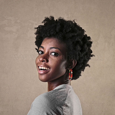 Серьги-кольца из латуни EJEW-SZ0001-01G-1