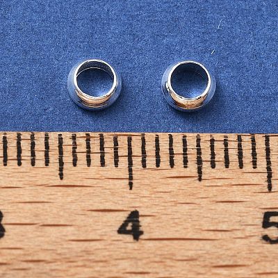 Зажимные бусины из латуни&nbsp;KK-S509-01S-1