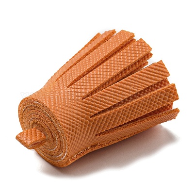 Подвески из искусственной кожи с кисточками FIND-L013-A05-1