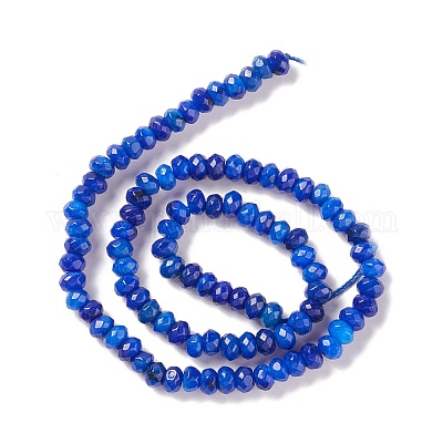 Окрашенные нити бусины из натуральной кунжутной яшмы/киви яшмы rondelle G-E316-A08-1