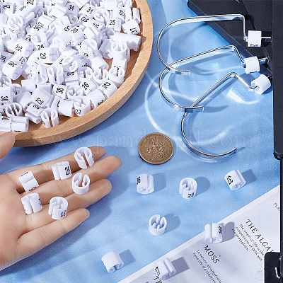 150 шт. 15 стиля пластиковых маркеров размера одежды и брюк&nbsp;KY-CP0001-28A-1