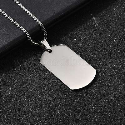 Ожерелья с подвесками из нержавеющей стали 304 NJEW-P329-04A-P-1