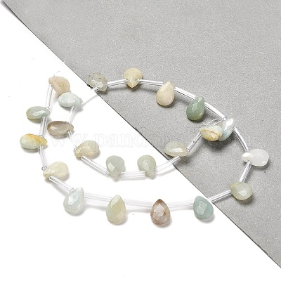 Brins de perles d'amazonite de fleurs naturelles&nbsp;G-Q167-A10-01-1