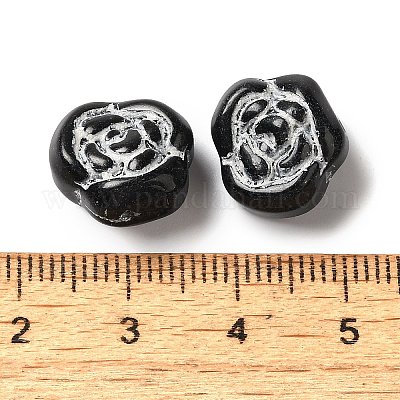 Непрозрачные бусины лэмпворк LAMP-P065-02B-06-1