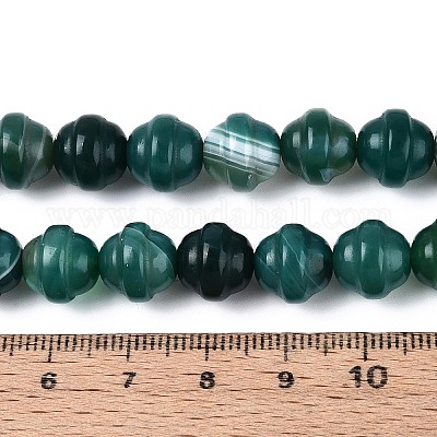 Окрашенные естественный агат бисер пряди G-T144-27B-1