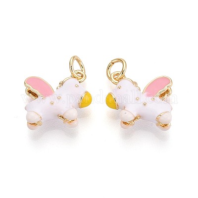 Латунь эмаль подвески KK-T072-27B-G-1