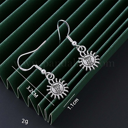 Серьги-подвески из латуни и сплава FS-WG95800-01-1