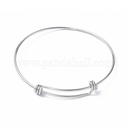 Création de bracelets ajustables en 304 acier inoxydable MAK-F286-01P-1