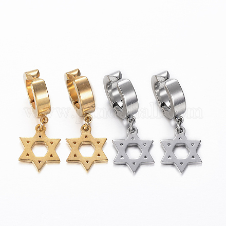 304 Stainless Steel Clip-on Earrings EJEW-H351-16-1