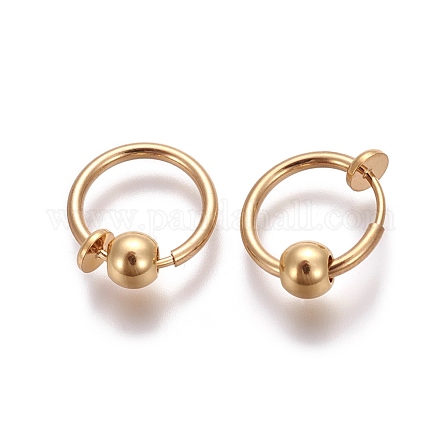 Electroplate Brass Retractable Clip-on Earrings X-EJEW-L221-02N-1