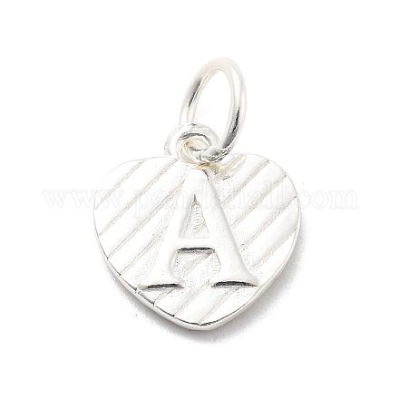 925 серебряное сердце с заглавными буквами STER-S009-13A-S-1