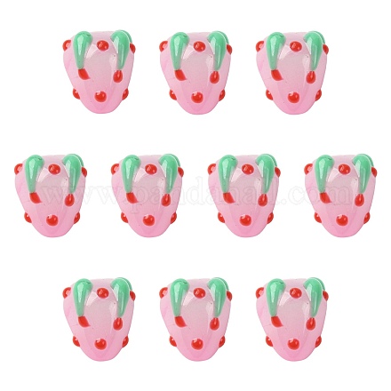 10 шт. стеклянные бугорчатые бусины LAMP-FS0001-58-1