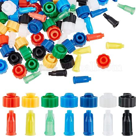 140種類のプラスチック製シリンジバレルチップキャップ14個