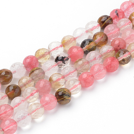 Chapelets de perles en verre de peau de tigre G-Q462-118-6mm-1
