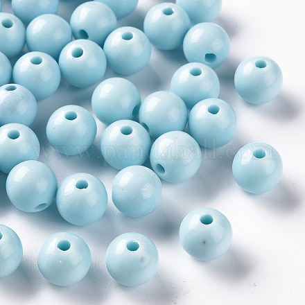 Perles acryliques opaques X-MACR-S370-C10mm-A07-1