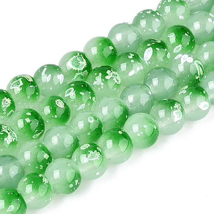 Выпечка краска бисер пряди DGLA-N015-6mm-09-1