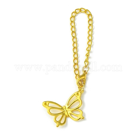 Alloy Butterfly Cup Pendant Decorations HJEW-JM01786-1