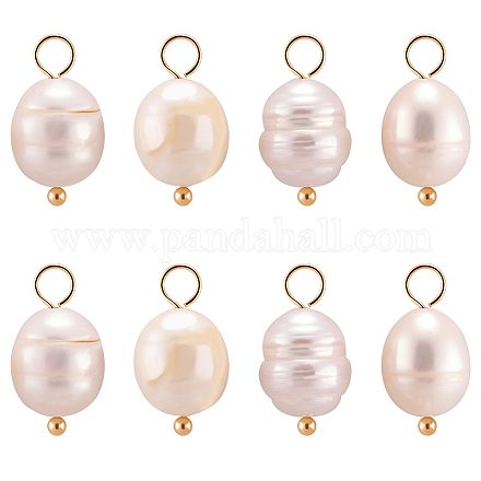Beebeecraft 30Pcs Natural Cultured Freshwater Pearl Pendants FIND-BBC0002-56-1