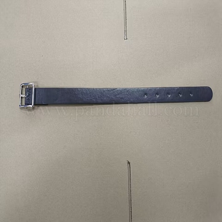 Cinturón de puño de abrigo de cuero de imitación DIY-WH0304-791B-1