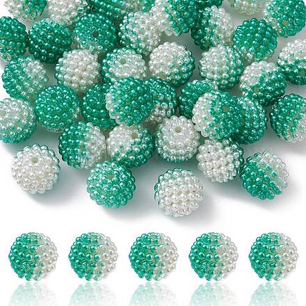 Perles acryliques de perles d'imitation OACR-FS0001-42E-1