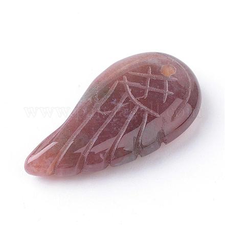 Natural Indian Agate Pendants G-R387-08-1