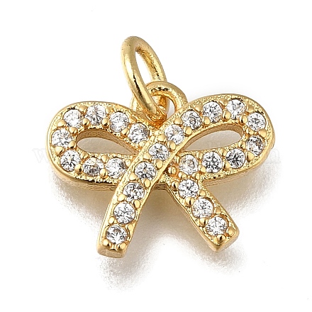 Покрытие стойки латунь микропаве прозрачные кубические циркониевые подвески KK-G500-08G-1