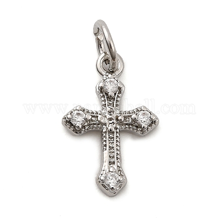 Латунные микро проложить кубического циркония подвески KK-C134-26P-1