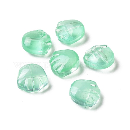Perles de verre peintes par pulvérisation transparent GLAA-I050-12D-1