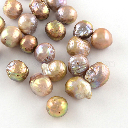 Perlas naturales perlas keshi perlas barrocas PEAR-R012-10-1