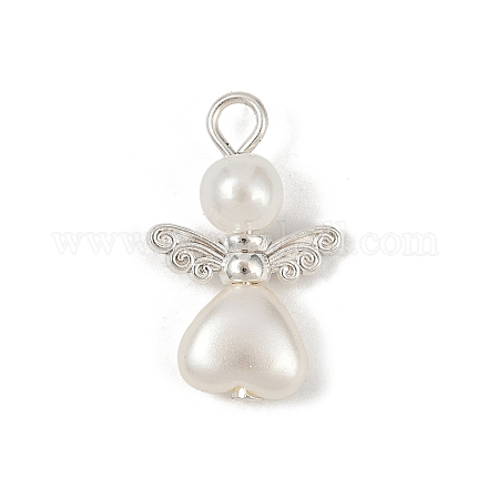 Подвески из бусин с имитацией жемчуга абс PALLOY-JF04104-01-1